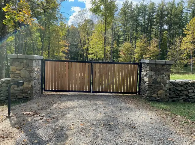 Double steel gates