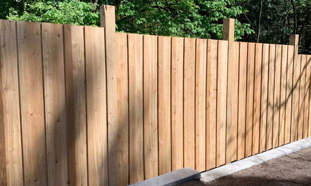 wooden fence