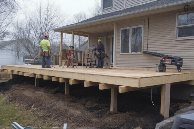 Wood Deck Installation