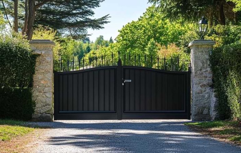 automatic sliding metal gate