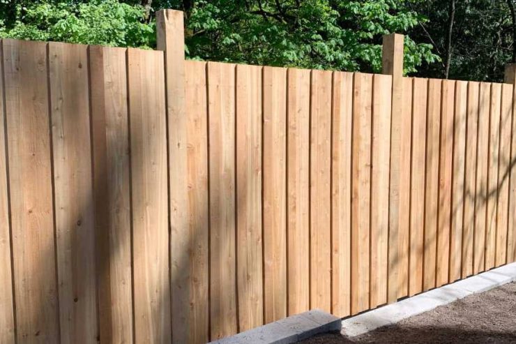 wooden fence